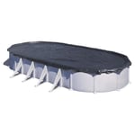 GRE - Bâche d'hivernage  pour piscine tubulaire hors-sol ovale 5x3m - Polyéthylène 180g/m²