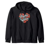 Poppies Are My Valentine Red Poppy Flower Valentines Day Zip Hoodie