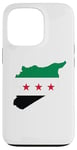 Coque pour iPhone 13 Pro Free Syrien, Syrie Flag Carte Syrie