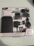 pack accessoires nintendo DS - DS LITE noir chargeur ecouteur sacoche range jeux