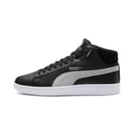 Puma Homme Smash V2 Mid Puretex Baskets Hautes, Noir Black-Quarry White 01, 39 EU