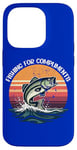 Coque pour iPhone 14 Pro Des jeux de mots vintage de Fishing for Compliments qui accrochent le cœur de papa