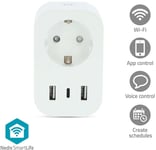 Nedis SmartLife Wi-Fi Smart Plug with Power Meter