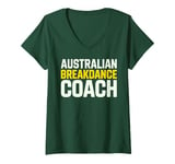 Womens Australian Breakdancer Costume Coach Break Dancer Men Women V-Neck T-Shirt