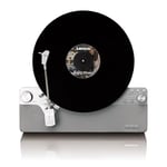 Lenco LSA-071SI - Platine Vinyle Verticale entièrement Automatique avec Haut-parleurs intégrés et Bluetooth® - Argent