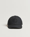 Stone Island Cotton Rep Logo Cap Black