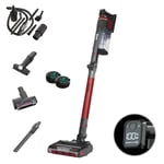 Shark Stratos Cordless Stick Vacuum Cleaner with Anti Hair Wrap Plus, Clean Sense IQ & Anti-Odour Tech, 60 Mins Run-Time with Car Kit, Pet, Crevice & Multi-Surface Tools, Exclusive, Red IZ400UKTSB