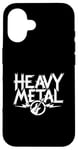 Coque pour iPhone 16 Heavy Metal avec guitare électrique