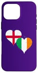 iPhone 16 Pro Max Irish English Get Flags in Vintage Style on St Patricks Day Case