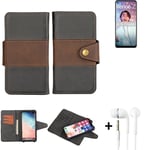 cellhone case for Oppo Reno6 Z 5G + earphones Wallet Case Cover bumper