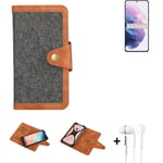 Couverture de téléphone portable + écouteurs pour Samsung Galaxy S21+ 5G SD88