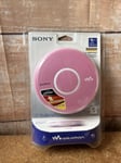 For Collectors Only Sony DEJ011 Portable Walkman CD Player - Pink D-EJ011