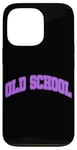 iPhone 13 Pro Purple Graphic Old School Purple Graphic Case