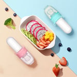 Fashion Squeeze Bottle Feeding Bottle Food Feeder Pacifier Spoon Cereal Feeder