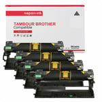 TONER DR 243 DR243 Noir + Cyan + Magenta + Jaune x 4 Compatible pour Brother-NOPAN-INK Brother DCP-L3510CDW Brother DCP-L3517CDW Brother DCP-L3550CDW Brother L-L3210cw Brother L-L3230CDW Brother L-L3270cdw Brother MFC-L3710CW Brother MFC-L3730CDN Br