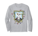 Universal Monsters The Invisible Man Christmas Lights Crest Long Sleeve T-Shirt