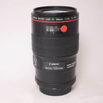 Canon Used EF 100mm f/2.8L IS USM Autofocus Macro Lens