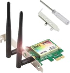 Carte WiFi | Intel Wireless ac-7265Carte | WiFi pour Pc sans Fil Jusqu'à 1200Mbps | WLAN Adaptateur WiFi Gigabit Double Bande | Carte WiFi PCIe avec BT 4.2 pour Les Jeux De Bureau/PC