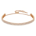 Swarovski 5224182 Subtle Rose Gold White Crystal Two Strand Jewellery