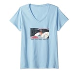 Disney Sleeping Beauty Aurora In Bed Just Five More Minutes T-Shirt avec Col en V