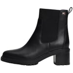 Bottines Tommy Hilfiger  Bottines femme  Ref 63695 Noir