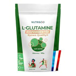 NUTRI & CO L-Glutamine en poudre Bio-fermentée Qualité Kyowa® - Végétale & 100% pure, 5000mg - Acide Aminé Musculation & Récupération - 150g Goût Neutre - Vegan - Fabriqué en France