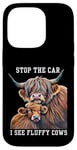 Coque pour iPhone 14 Pro Arrêtez la voiture, je vois une éleveuse de vaches moelleuses qui aime les vaches