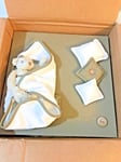 Decorative Nursery Baby Room Canvas Picture With Plush Teddy Bear In Blanket NEW