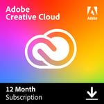 Adobe Creative Cloud 1-YEAR SUBSCRIPTION - PC Windows