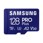 Mikro-SD-hukommelseskort med adapter Samsung 128 GB