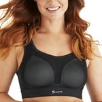 Swegmark BH Stability CoolMax Moulded Cup Sports Bra Svart F 80 Dam