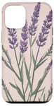 iPhone 13 Blossom Purple Lavender Floral Flowers Leaves Girly Case