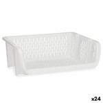 Vegetable basket White polypropylene [30 x 13,5 x 38,7 cm] [24 Units]