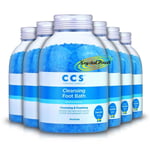 6x CCS Cleansing & Foaming Perfumed Foot Bath Salt 470g