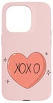 Coque pour iPhone 15 Pro T-shirt XOXO-Design (édition minimaliste)