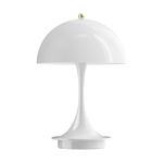 Louis Poulsen Panthella 160 portabel bordslampa Anniversary Edition Brass metallised-white