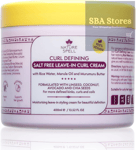 Curl Defining Leave in Curl Cream for Curly Hair by Nature Spell – Infused with