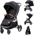 Poussette Kinderkraft Grande + Black - dès la Naissance jusqu’à 22 kg