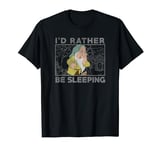 Disney Snow White and the Seven Dwarfs I'd Rather Be Sleepy T-Shirt