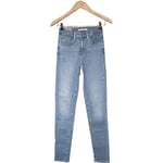 Jeans Levis  jean slim femme  34 - T0 - XS Bleu