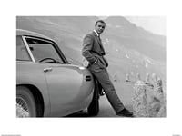 James Bond (Aston Martin 60 x 80 cm Toile Imprimée