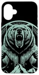 Coque pour iPhone 16 Plus « Grizzly Bear » de « Wilderness Nature » et « Bear Spirit »