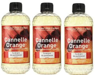 3 PARFUM INTERIEUR ORANGE CANNELLE LAMPE DIFFUSEUR CATALYSE huiles essentielles