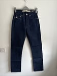 DIESEL FELLOW Jeans Dark Blue Slim Fit Straight Made in Italy Men's W28 L32 BNWT