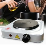 1500W Single Electric Hot Plate Hob Kitchen Cooker Table Top Hotplate Mo