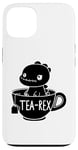 Coque pour iPhone 13 Dinosaure drôle Tea-Rex T-Rex Dinosaure