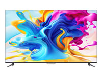 Tcl 50C645 - 50" Diagonal Klass (50" Visbar) - Series C64 Led-Bakgrundsbelyst Lcd-Tv - Qled - Smart Tv - Google Tv - 4K Uhd (2160P) 3840 X 2160 - Hdr - Quantum Dot - Borstad Titan