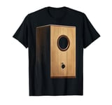 Cajon Music Instrument Graphic Illustration Cajon T-Shirt