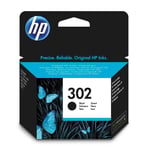 HP Ink Cartridge for  DeskJet 1110/2130/3630  ENVY 4520 302 Black Original