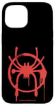 Coque pour iPhone 15 Marvel Spider-Man dans le Spider-Verse : l'araignée Miles Morales